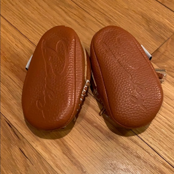 Baby soft bottom tan loafers Size 2 - Picture 3 of 5